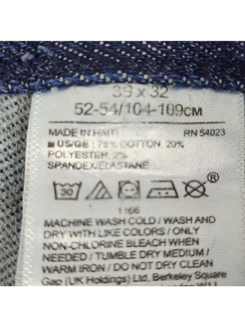Banana Republic Jeans Mens 38x31 Blue The Traveler Slim Fit Denim